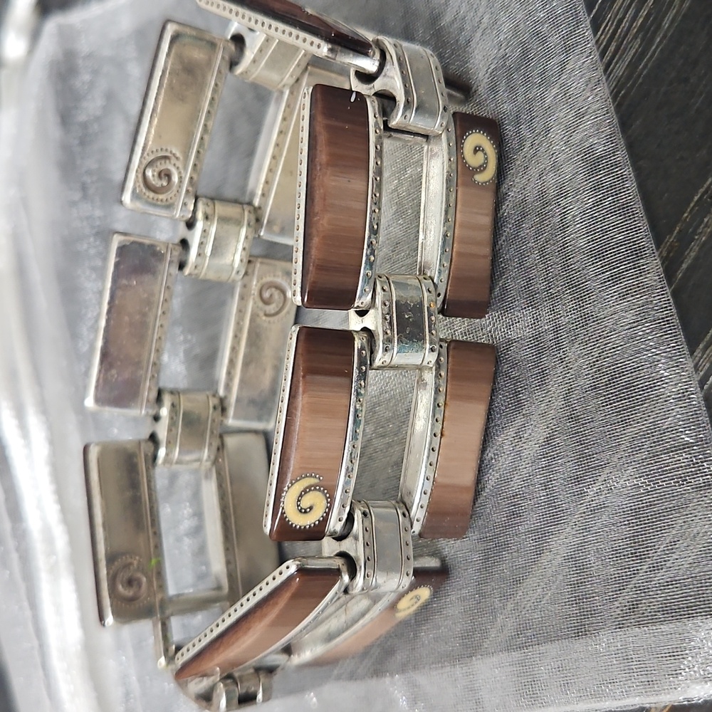 Brighton Milano Brown and Silver Bracelet